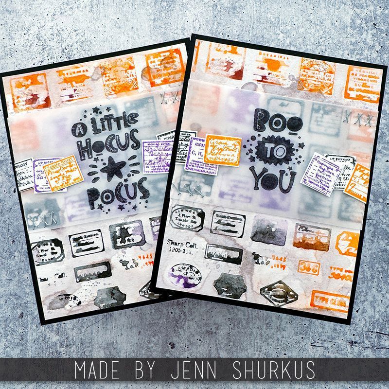 Halloween Whatnots Tim Holtz Cling Stamps