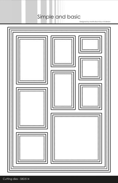 A5 Frame w/Windows Dies (SBD514)