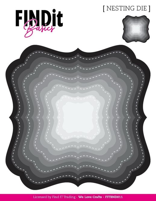 Hovedbilde Nesting Dies Deco Squares ...