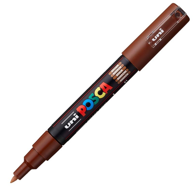 Brown - Uni POSCA PC-1M – Extra-Fine 0,7-1mm 