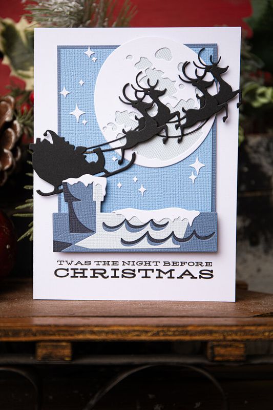 Thinlits Die by Tim Holtz Reindeer Sleigh (8pcs) 
