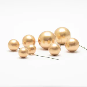 Hovedbilde CH217 Pynteb&aelig;r Matt gull ...