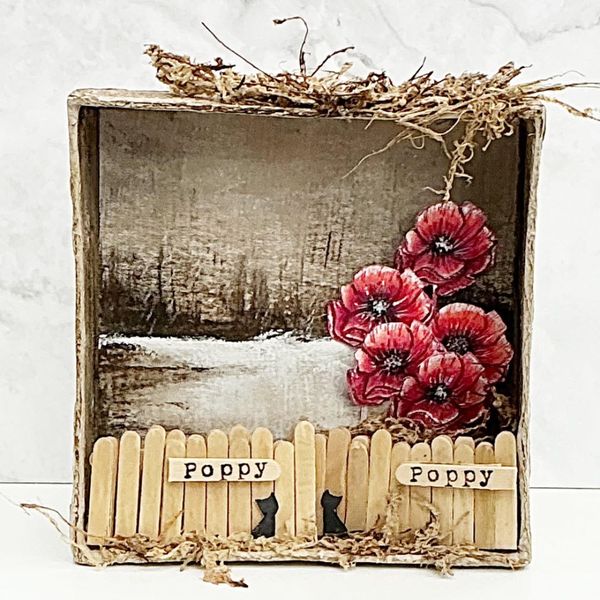 TE39 - Poppy - A6 Stamp 