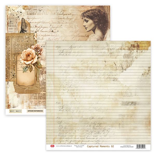 Captured Moments 12x12 Inch Paper Set 250gsm (12sheets) (CPS-CM30-12)