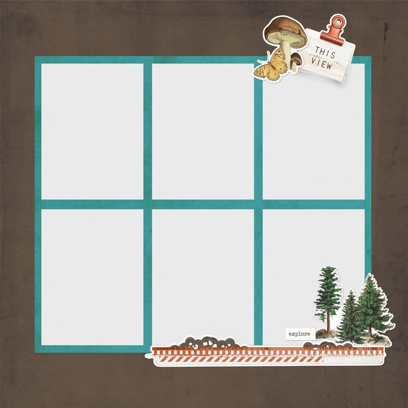 Simple Vintage Lakeside Pages Pieces