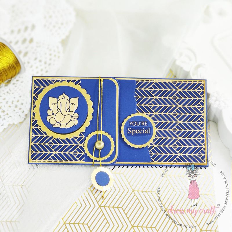 Transfer Me Metallic Geometric Pattern