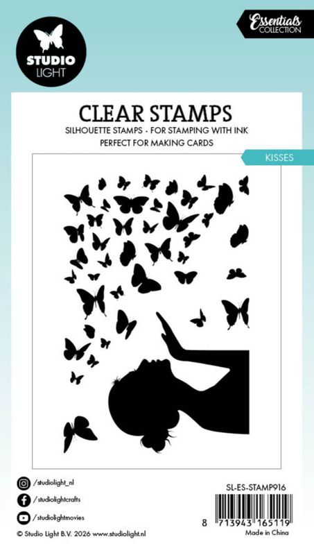 Kisses Essentials Clear Stamps