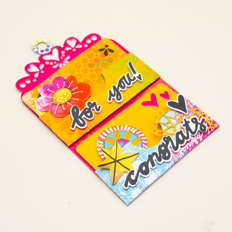 Gift Card Envelope Stamp and Cutting Dies