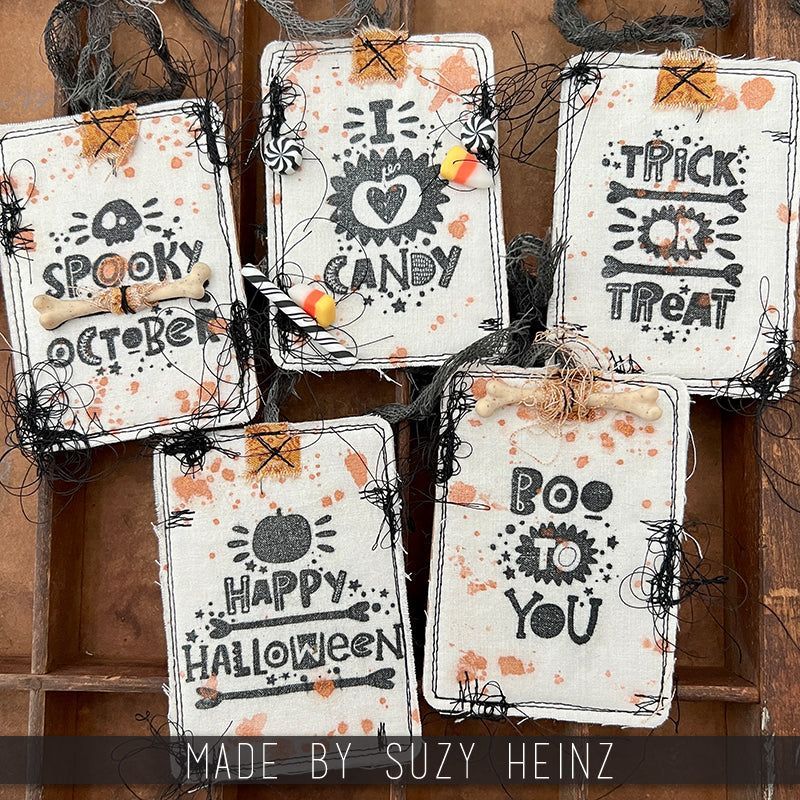Halloween Whatnots Tim Holtz Cling Stamps