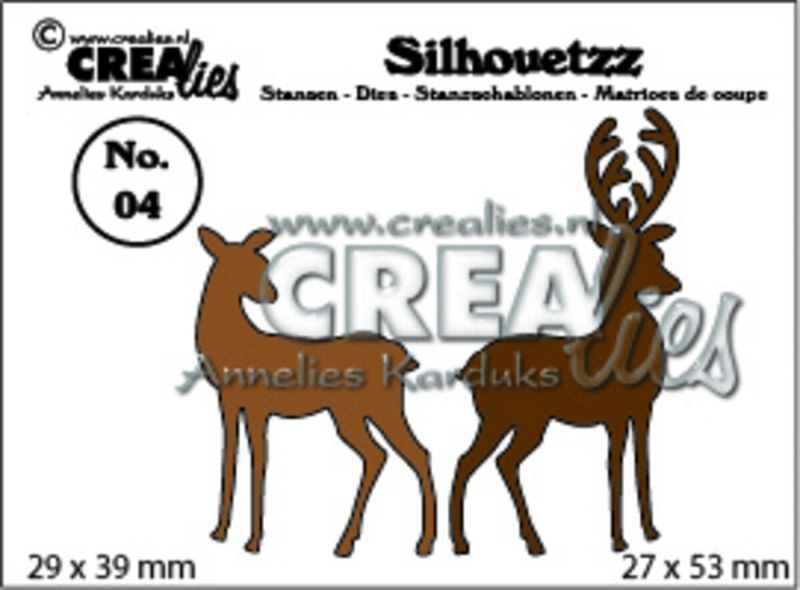 Silhouetzz Dies No. 4 2 Rendeer 