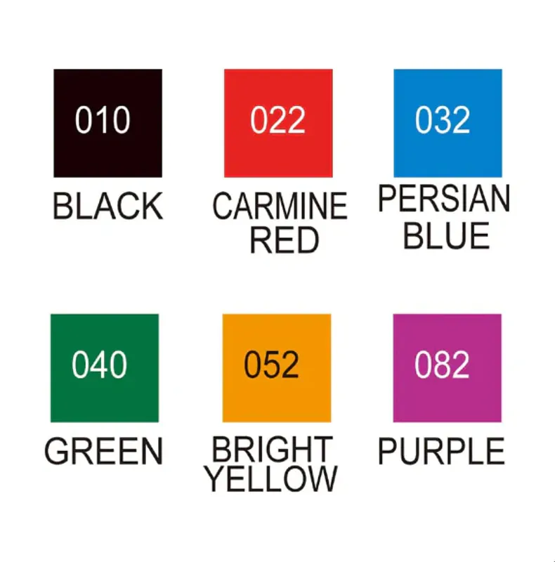 ZIG Clean Color Real Brush - basic colors - 6 pk