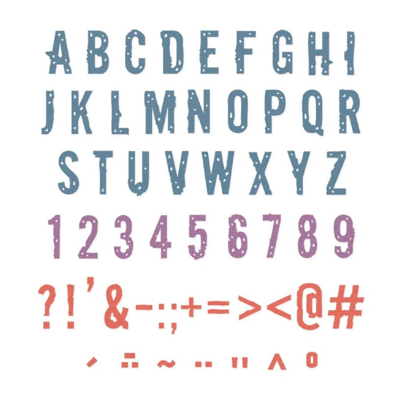 Thinlits Die Set Typography (43pcs) by Seth Apter