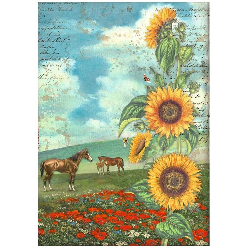 Sunflower Art A4 Rice Paper Selection