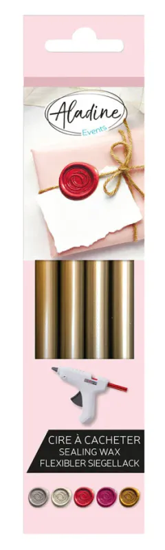 Wax Stick Antique Gold (4pcs) - Aladine