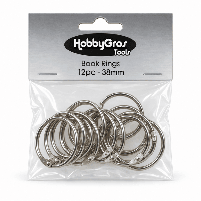 Hovedbilde Book Rings 38mm (12pcs) ...