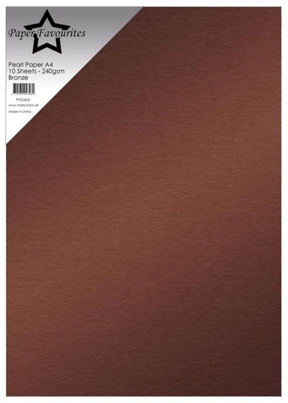 Pearl Paper A4 Bronze 240gsm (10pcs)