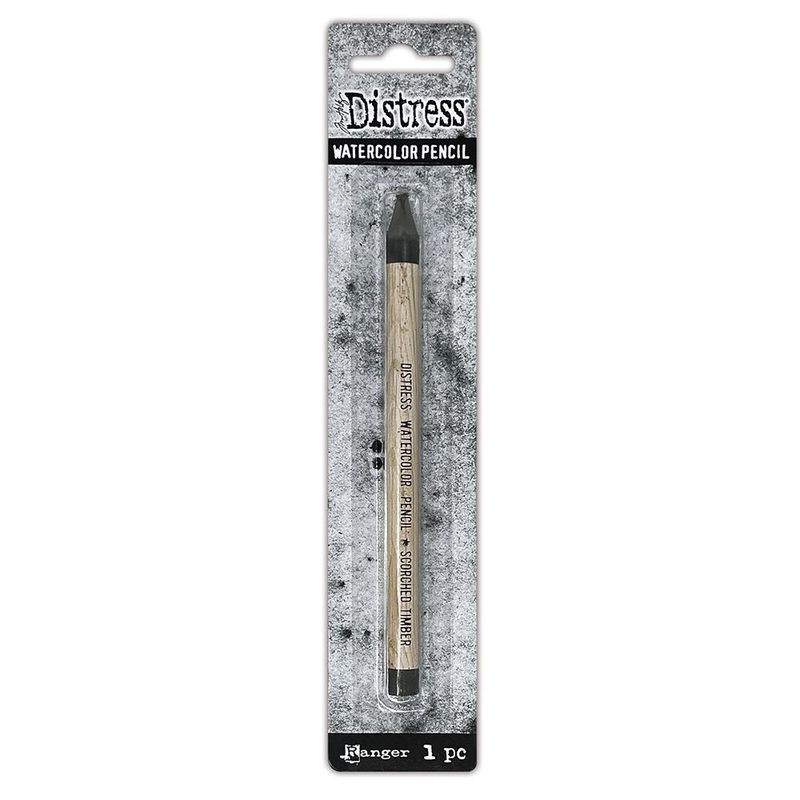 Distress Watercolor Pencil - Scorched Timber