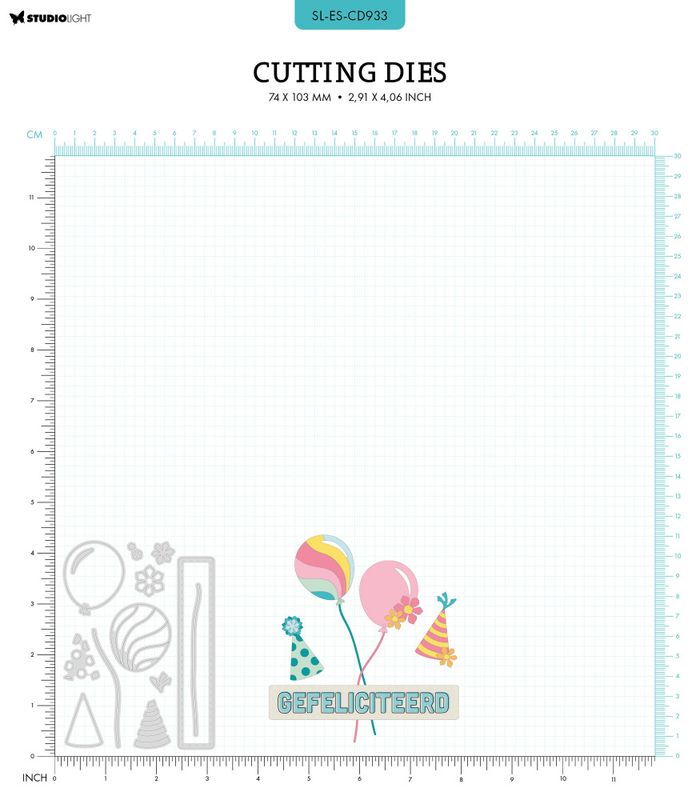 B-Day Balloons Essentials Cutting Die 