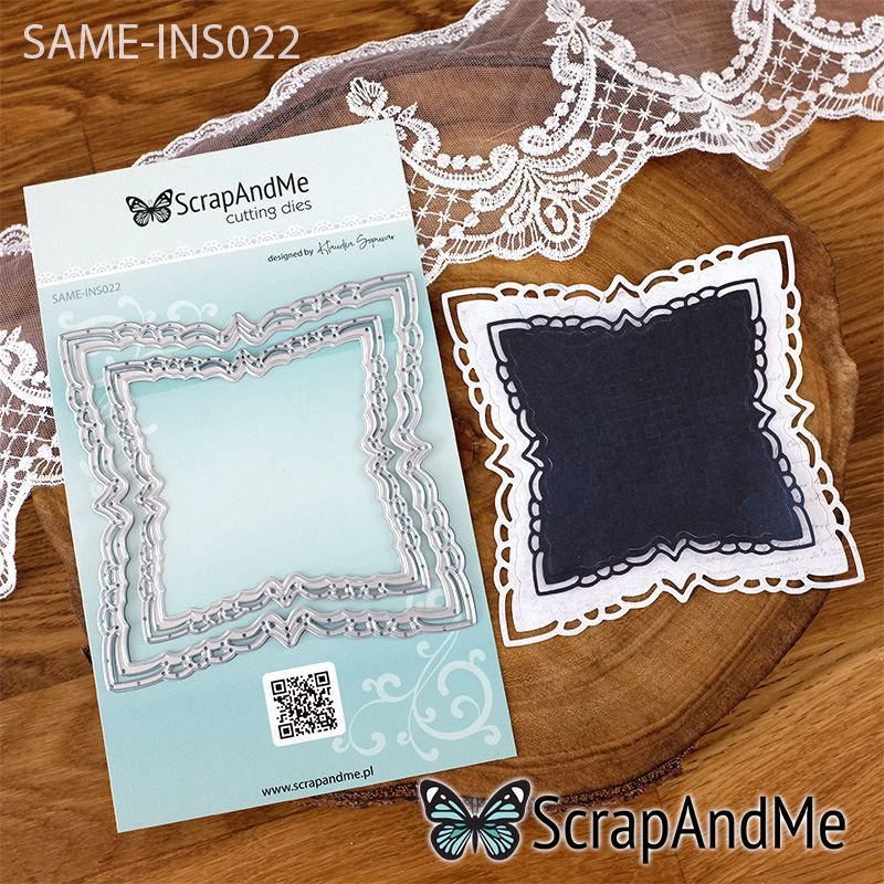 Die Decorative Squares - 12 cm/9,3 cm - 022