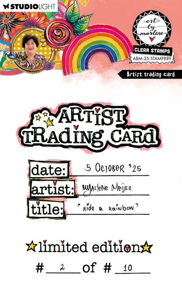 Artist Trading Card Clear Stamp