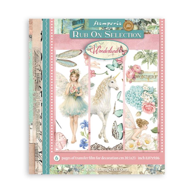 Hovedbilde Wonderland Rub-On 20,5x23cm ...
