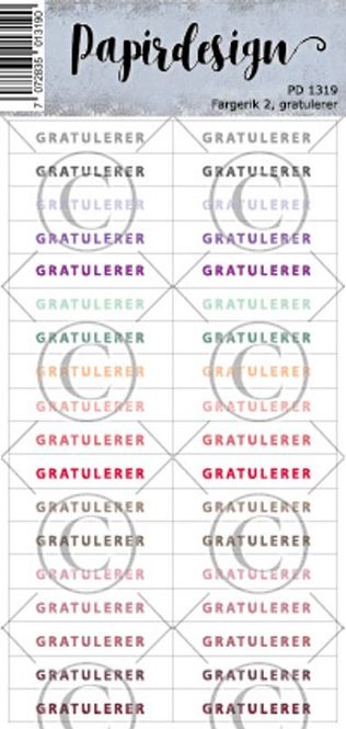 Hovedbilde GRATULERER, FARGERIK 2