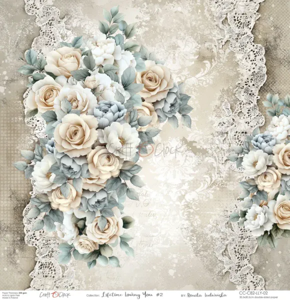 LIFETIME LOVING YOU - A SET OF PAPERS 30.5 cm x 30.5 cm