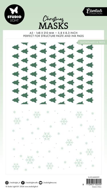 Hovedbilde Snowflakes & Trees Christmas ...