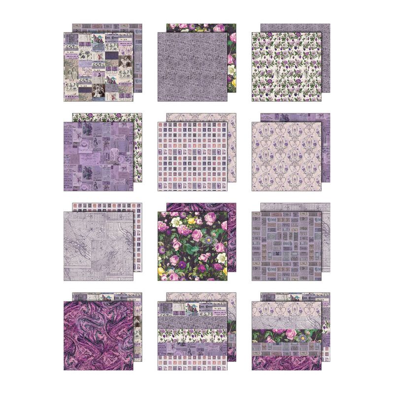 Palette Collection 12x12 Inch Purple