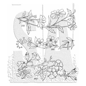 Bilde av Embroidery Tim Holtz Cling ...