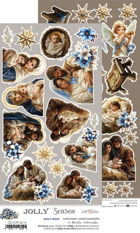 Jolly Season Extras Sheet Holly Night