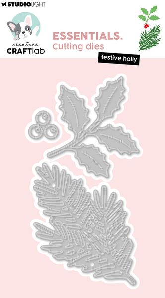 Festive Holly Essentials Cutting Dies