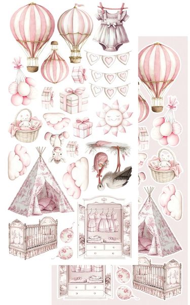 Alchemy of Art Extras to Cut Baby Girl – 30,5&times;15 cm