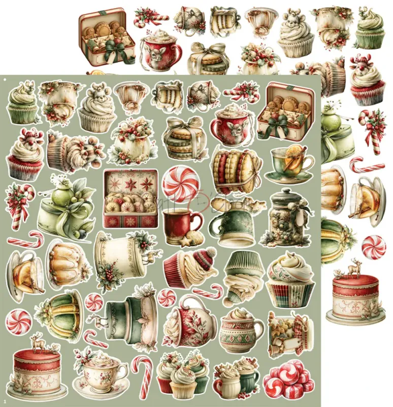Craft O'Clock - Spirit Of Christmas - Extras Set Mix - 12x12