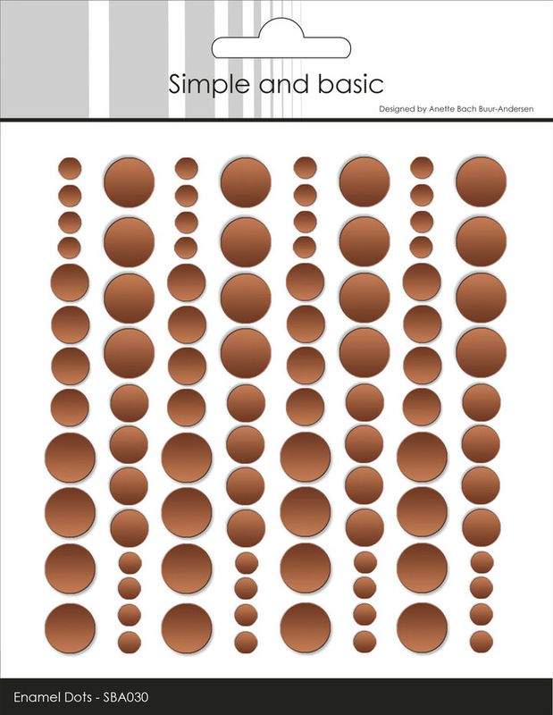 Simple and Basic Enamel Dots Metallic Antique Gold Matte