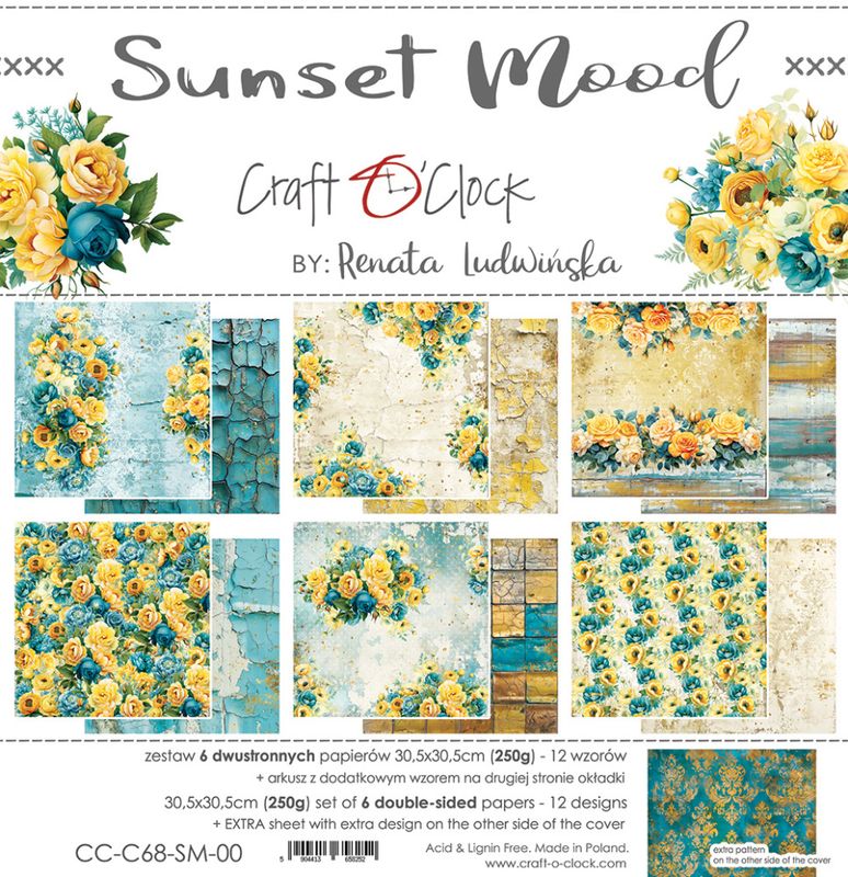 Sunset mood - Paper Pack - 12 x 12