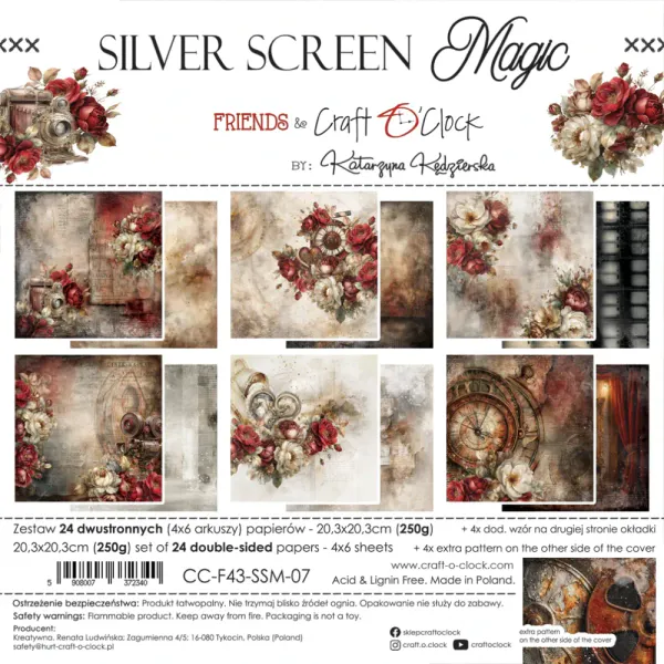 SILVER SCREEN MAGIC -  20,3X20,3CM