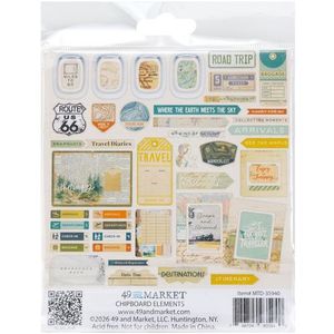 Hovedbilde Travel Diaries - Chipboard ...
