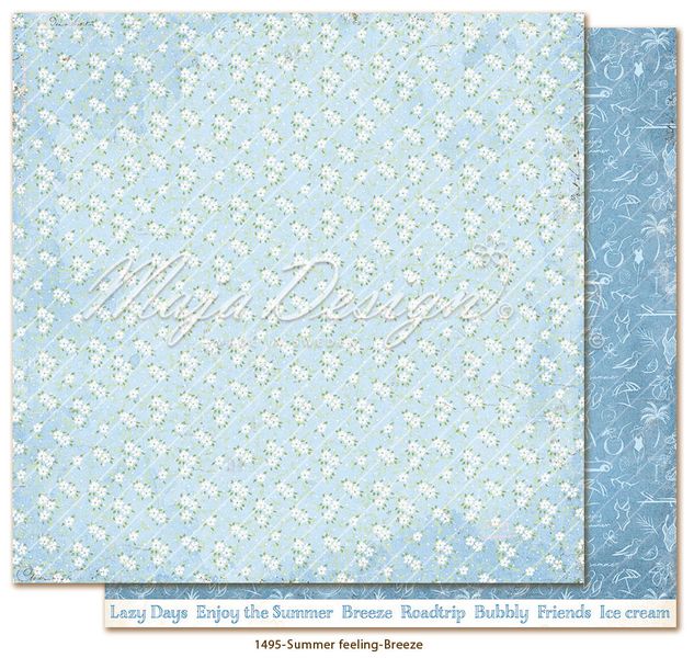 Summer Feeling - 12x12" Collection pack m/monochrome ark - 12 x 12"