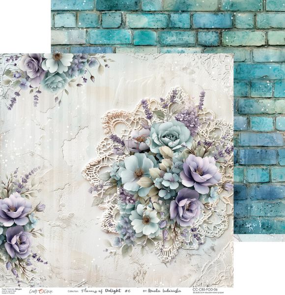 FLOWERS OF DELIGHT - 30,5X30,5CM
