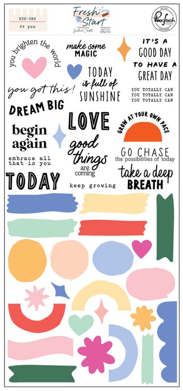 Fresh Start Rub-ons by Kaitlin Sheaffer 
