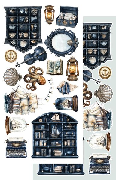 Alchemy of Art Extras to Cut Ocean Blue - 10X – 30,5&times;15 cm