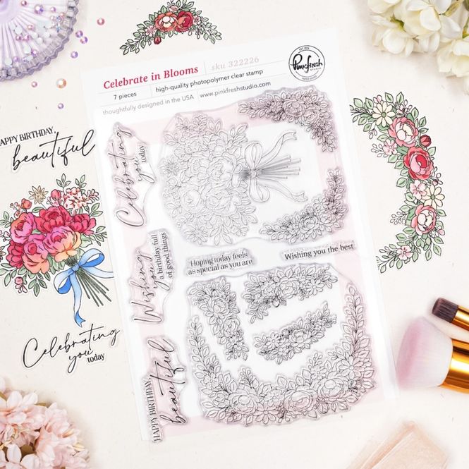 Hovedbilde Celebrate in Blooms - Stamp 