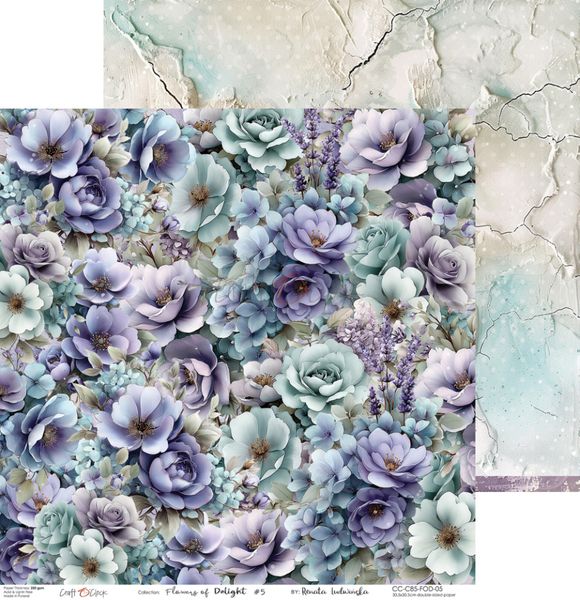 FLOWERS OF DELIGHT - 30,5X30,5CM