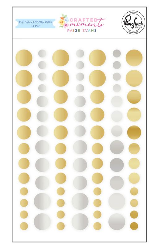 Crafted Moments Metallic Enamel Dots by Paige Evans