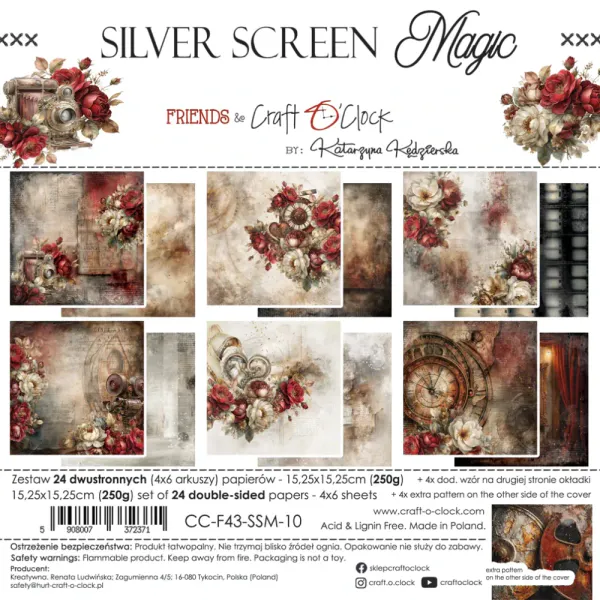 SILVER SCREEN MAGIC - 15,25X15,25CM