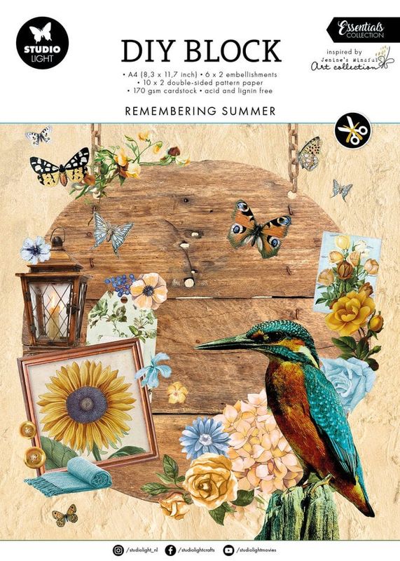 Remembering Summer DIY Block