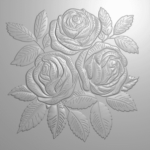 Hovedbilde Midnight Floral 3D Embossing ...