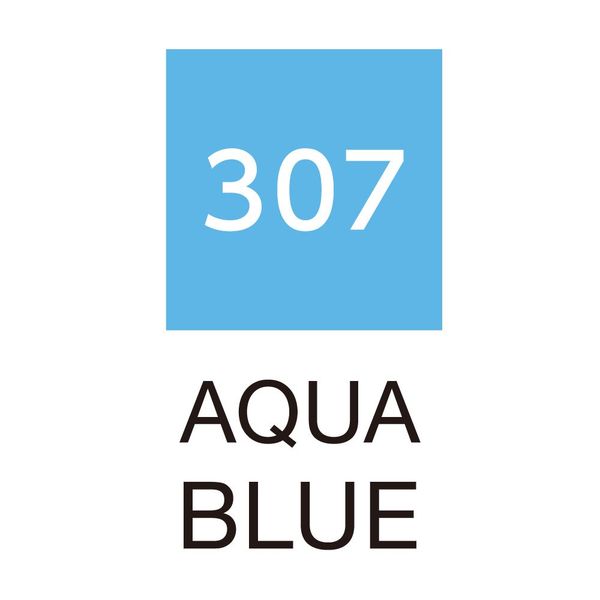 ZIG Clean Color Real Brush 307 Aqua Blue