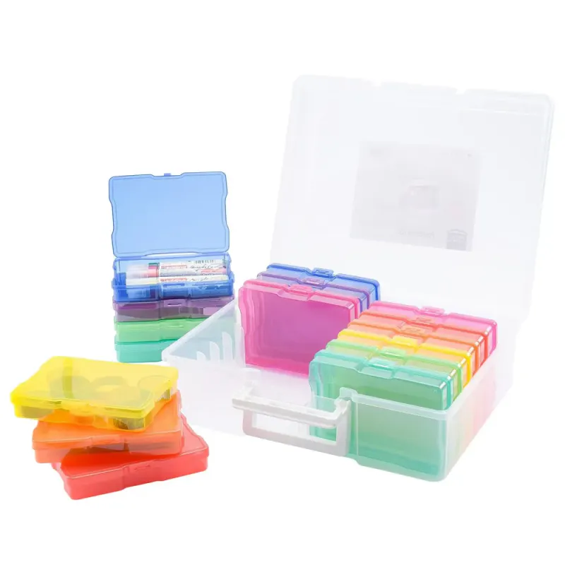 Colourful Storage Box with 16 Cases